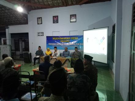 MUSDES Penyusunan Rancangan RPJMDes Periode 2019 - 2025 